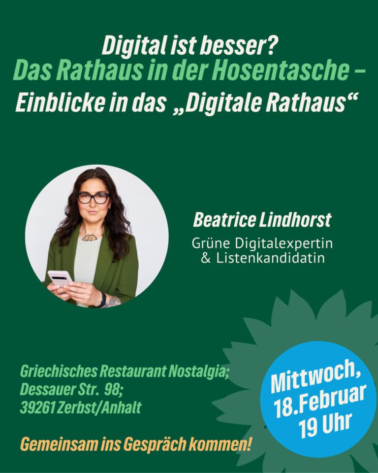 Digital ist besser? Das Rathaus in der Hosentasche – Einblicke in das „Digitale Rathaus“ Zerbst